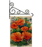 Red Hibiscus - Floral Spring Vertical Impressions Decorative Flags HG104140 Made In USA