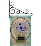 Blue Poppy - Floral Spring Vertical Impressions Decorative Flags HG104141 Made In USA