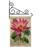 Lotus - Floral Garden Friends Vertical Impressions Decorative Flags HG104150 Made In USA