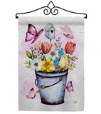 Water Can Plants - Floral Garden Friends Horizontal Impressions Decorative Flags HG120241 Made In USA