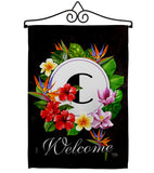 Tropical C - Floral Spring Vertical Impressions Decorative Flags HG130263 Made In USA
