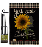 My Sunflower - Floral Spring Vertical Impressions Decorative Flags HG137253 Made In USA