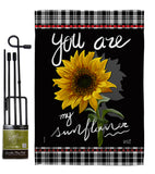 My Sunflower - Floral Spring Vertical Impressions Decorative Flags HG137253 Made In USA