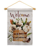 Cotton Bouquet Y'all - Floral Spring Vertical Impressions Decorative Flags HG137504 Made In USA