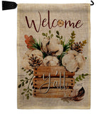 Cotton Bouquet Y'all - Floral Spring Vertical Impressions Decorative Flags HG137504 Made In USA