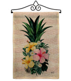 Tropical Pineapple - Floral Spring Vertical Impressions Decorative Flags HG137565 Made In USA