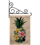 Tropical Pineapple - Floral Spring Vertical Impressions Decorative Flags HG137565 Made In USA