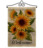 Happiness Sunflowers - Floral Spring Vertical Impressions Decorative Flags HG137597 Made In USA