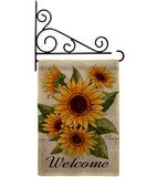 Happiness Sunflowers - Floral Spring Vertical Impressions Decorative Flags HG137597 Made In USA