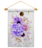 Flower Arrangment - Floral Spring Vertical Impressions Decorative Flags HG137605 Made In USA
