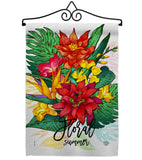 Summer Floral - Floral Spring Vertical Impressions Decorative Flags HG192650 Made In USA