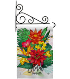 Summer Floral - Floral Spring Vertical Impressions Decorative Flags HG192650 Made In USA