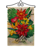 Summer Floral - Floral Spring Vertical Impressions Decorative Flags HG192650 Made In USA
