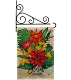 Summer Floral - Floral Spring Vertical Impressions Decorative Flags HG192650 Made In USA