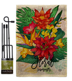 Summer Floral - Floral Spring Vertical Impressions Decorative Flags HG192650 Made In USA