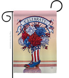 American Boots - Fourth of July Americana Vertical Impressions Decorative Flags HG111007 Made In USA