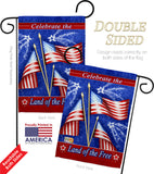 Celebrate Freedom - Fourth of July Americana Vertical Impressions Decorative Flags HG111057 Made In USA