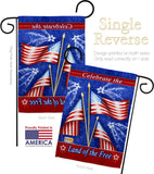 Celebrate Freedom - Fourth of July Americana Vertical Impressions Decorative Flags HG111057 Made In USA