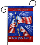 Celebrate Freedom - Fourth of July Americana Vertical Impressions Decorative Flags HG111057 Made In USA