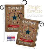 Independence Day - Fourth of July Americana Vertical Impressions Decorative Flags HG111068 Made In USA