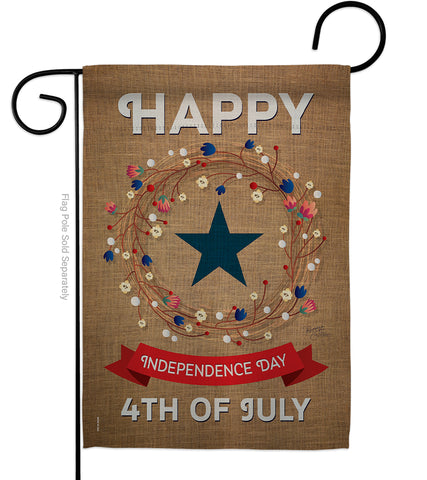 Independence Day - Fourth of July Americana Vertical Impressions Decorative Flags HG111068 Made In USA