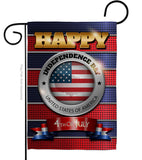 Happy Independence Day - Fourth of July Americana Vertical Impressions Decorative Flags HG111080 Made In USA