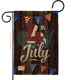 4th of July - Fourth of July Americana Vertical Impressions Decorative Flags HG111081 Made In USA