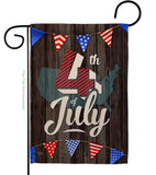 4th of July - Fourth of July Americana Vertical Impressions Decorative Flags HG111081 Made In USA