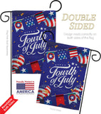 Celebrate Independence Day - Fourth of July Americana Vertical Impressions Decorative Flags HG111098 Made In USA