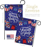 Celebrate Independence Day - Fourth of July Americana Vertical Impressions Decorative Flags HG111098 Made In USA