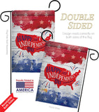 Happy United State - Fourth of July Americana Vertical Impressions Decorative Flags HG111099 Made In USA