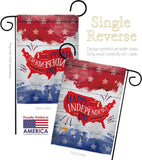 Happy United State - Fourth of July Americana Vertical Impressions Decorative Flags HG111099 Made In USA