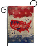 Happy United State - Fourth of July Americana Vertical Impressions Decorative Flags HG111099 Made In USA