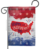 Happy United State - Fourth of July Americana Vertical Impressions Decorative Flags HG111099 Made In USA