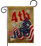 4th of July - Fourth of July Americana Vertical Impressions Decorative Flags HG137072 Made In USA