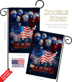 July 4th Independence Day - Fourth of July Americana Vertical Impressions Decorative Flags HG137156 Made In USA