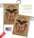 July 4th Freedom - Fourth of July Americana Vertical Impressions Decorative Flags HG137224 Made In USA