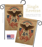 July 4th Freedom - Fourth of July Americana Vertical Impressions Decorative Flags HG137224 Made In USA