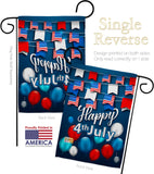 Celebrate July 4th - Fourth of July Americana Vertical Impressions Decorative Flags HG170047 Made In USA