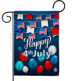 Celebrate July 4th - Fourth of July Americana Vertical Impressions Decorative Flags HG170047 Made In USA