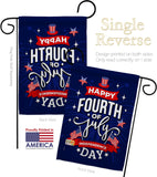 Fourth of July - Fourth of July Americana Vertical Impressions Decorative Flags HG170048 Made In USA