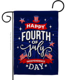 Fourth of July - Fourth of July Americana Vertical Impressions Decorative Flags HG170048 Made In USA