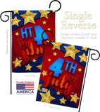 4th of July Stars - Fourth of July Americana Vertical Impressions Decorative Flags HG192164 Made In USA