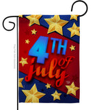 4th of July Stars - Fourth of July Americana Vertical Impressions Decorative Flags HG192164 Made In USA