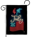 Lightful 4th July - Fourth of July Americana Vertical Impressions Decorative Flags HG192441 Made In USA