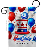 Independence Ballooon - Fourth of July Americana Vertical Impressions Decorative Flags HG192631 Made In USA