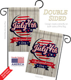 Independence Freedom - Fourth of July Americana Vertical Impressions Decorative Flags HG192633 Made In USA