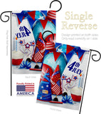 Celebrate 4th of July - Fourth of July Americana Vertical Impressions Decorative Flags HG192637 Made In USA