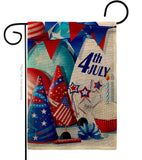 Celebrate 4th of July - Fourth of July Americana Vertical Impressions Decorative Flags HG192637 Made In USA