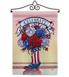 American Boots - Fourth of July Americana Vertical Impressions Decorative Flags HG111007 Made In USA